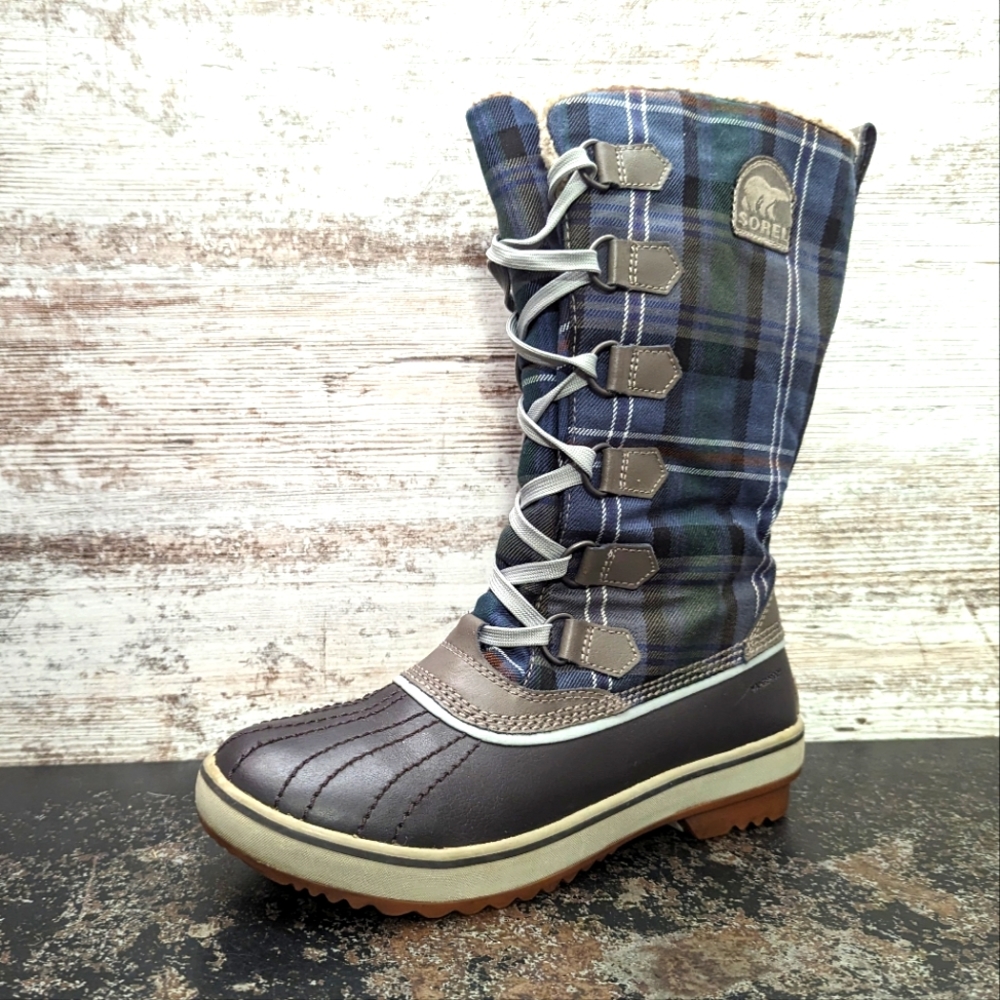 Womens Sorel Tivoli High Winter Boots Sz 7.5 Used NL1931 255 Fleece Lined Insula